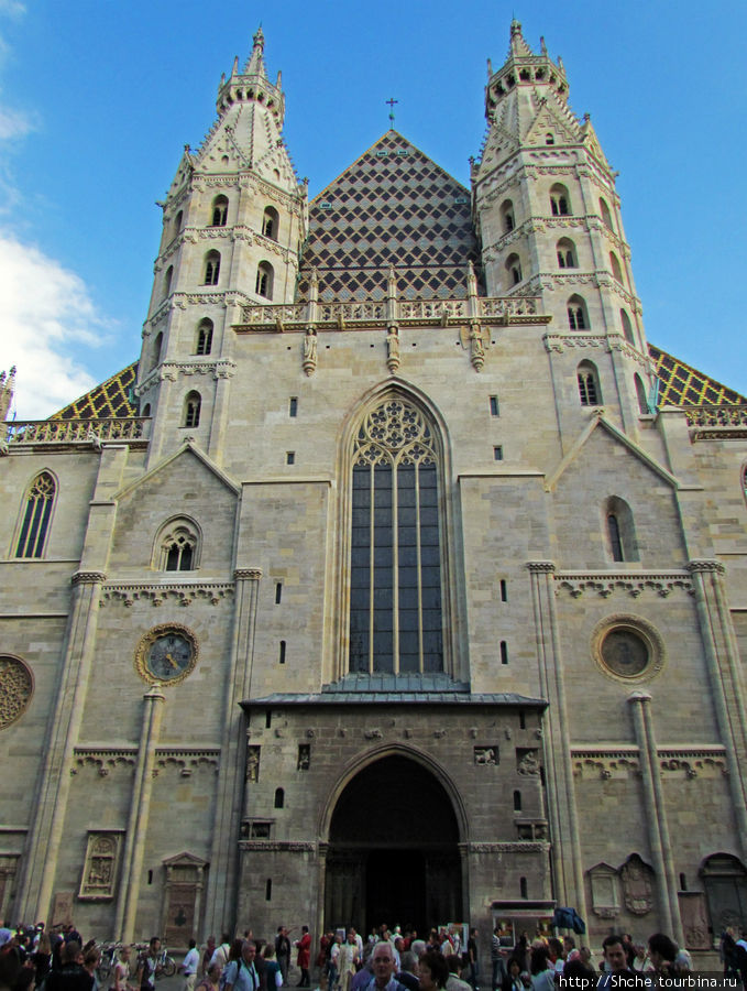 фасад собора Вена, Австрия