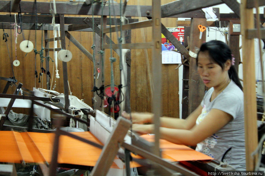 Фабрика тайского шелка Чиангмай, Таиланд