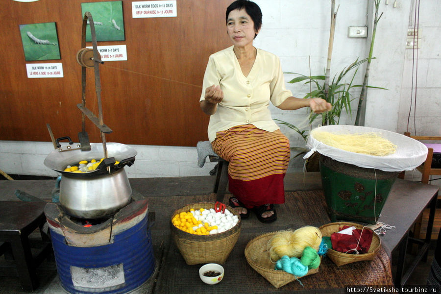 Фабрика тайского шелка Чиангмай, Таиланд