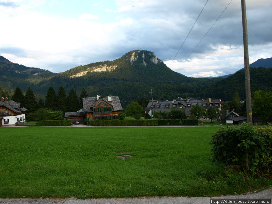 таким мы увидели Альтаусзее, когда только спустились с горы Лозер Альтаусзее, Австрия