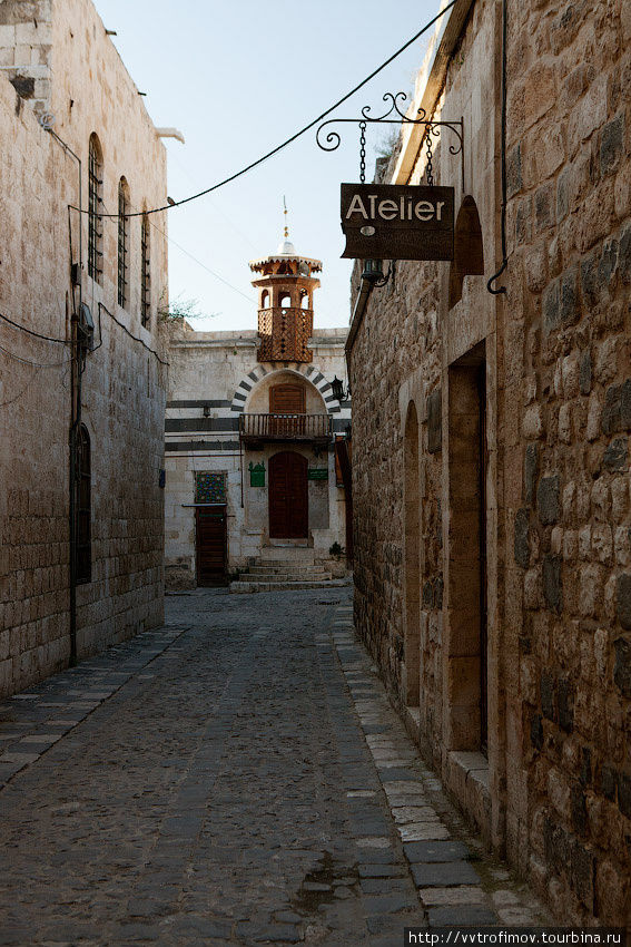 Узкие улочки старого города Хама, Сирия