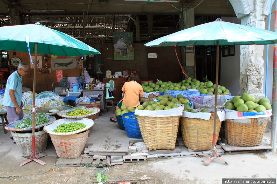 Цитрусовые корзинами Бангкок, Таиланд