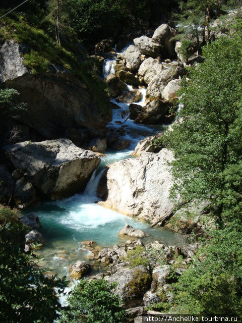 Водопад влюблённых. Рица Реликтовый Национальный Парк, Абхазия