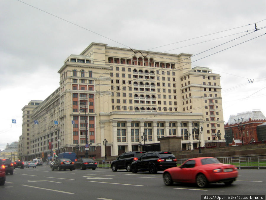 Восстановленная гостиница Москва. Москва, Россия