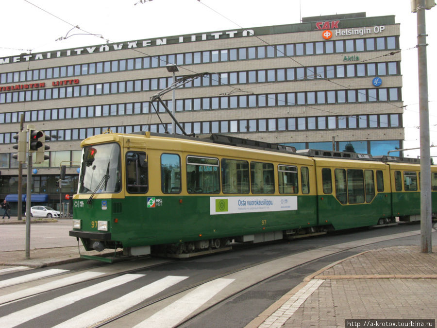 Более старый трамвай Хельсинки, Финляндия