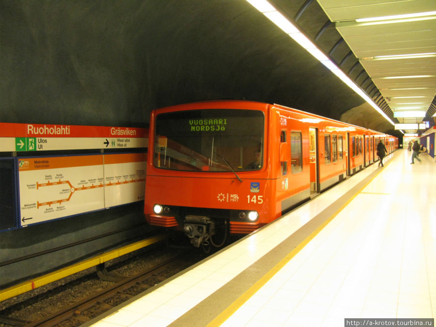 Трамваи и метро: городской транспорт Хельсинки Хельсинки, Финляндия