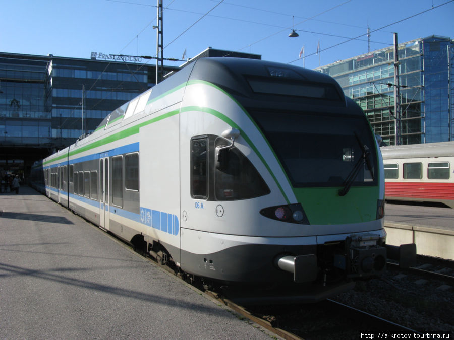 Финские поезда — самые разные Хельсинки, Финляндия