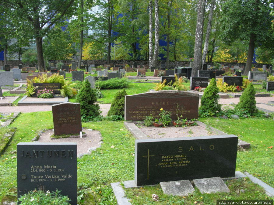 Старое кладбище в Хельсинки Хельсинки, Финляндия