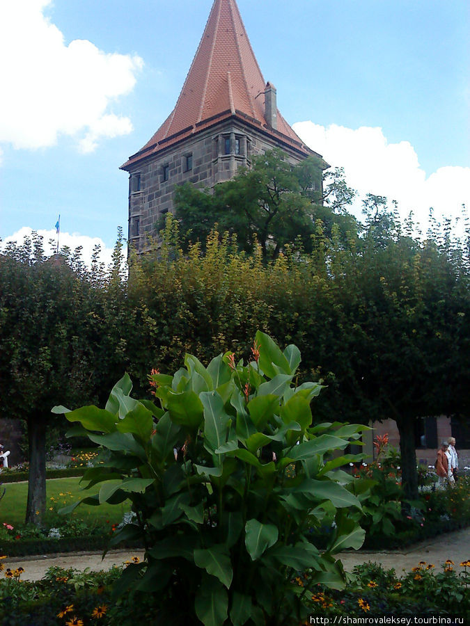 Городской сад на бастионе Нюрнберг, Германия