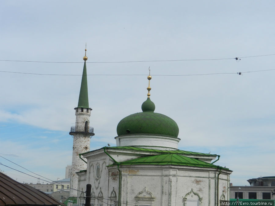 Вид с балкона хостела Казань, Россия