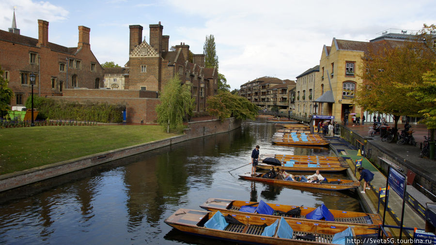 Катание на лодках Кембридж, Великобритания