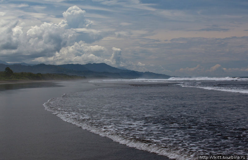 Утро одного пляжа Коста-Рика
