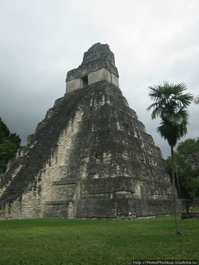 Храм большой ягуар Тикаль Национальный Парк, Гватемала
