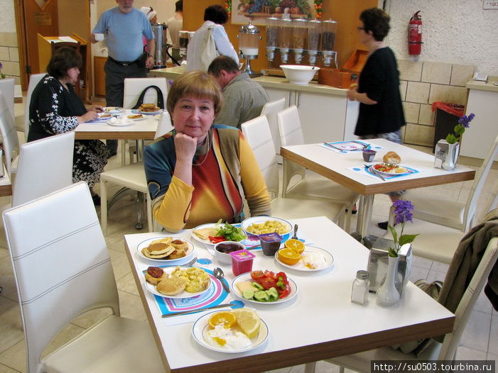 Завтрак в отеле Residence Израиль