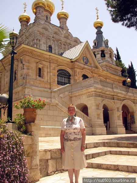 У монастыря Марии Магдалины Израиль