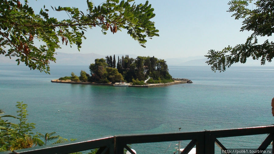 Понтикониси (Мышиный остров) Канони, остров Корфу, Греция