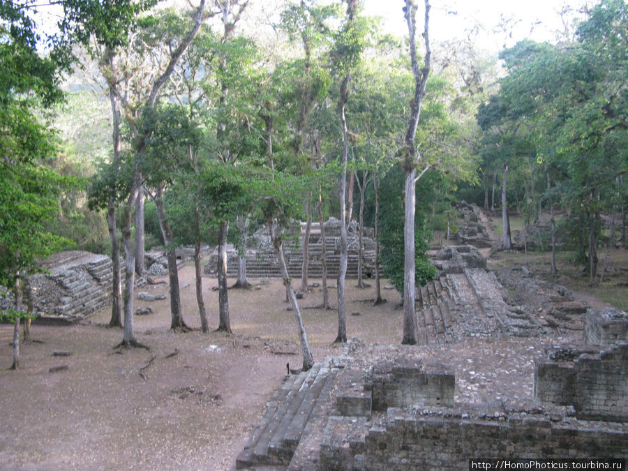 Западный двор Копан-Руинас, Гондурас