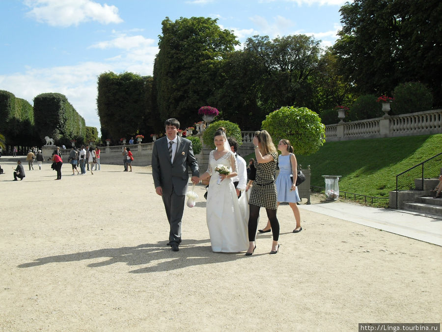 Фотосессия русской свадьбы Париж, Франция