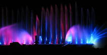 Светомузыкальный фонтан в Тверии (на набережной)