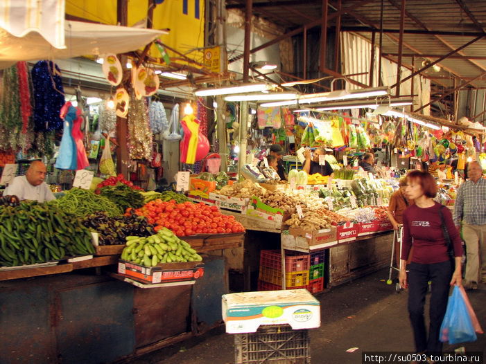 Рынок Кармел в Тель-Авиве Израиль