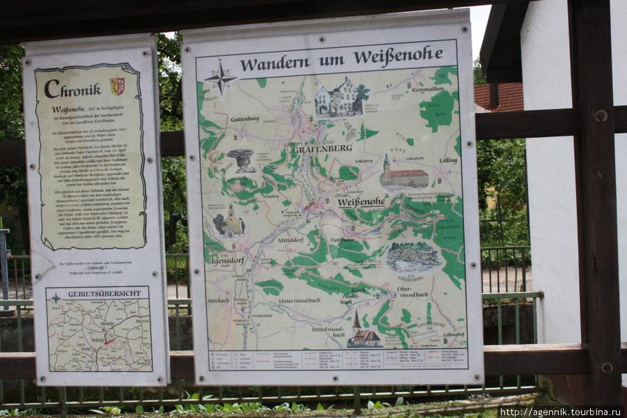 Карта Вейзенахе Вайсеноэ, Германия