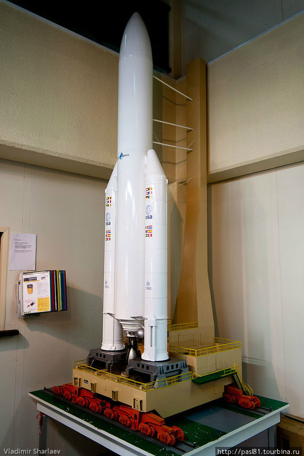 Макет ракетоносителя Куру, Французская Гвиана