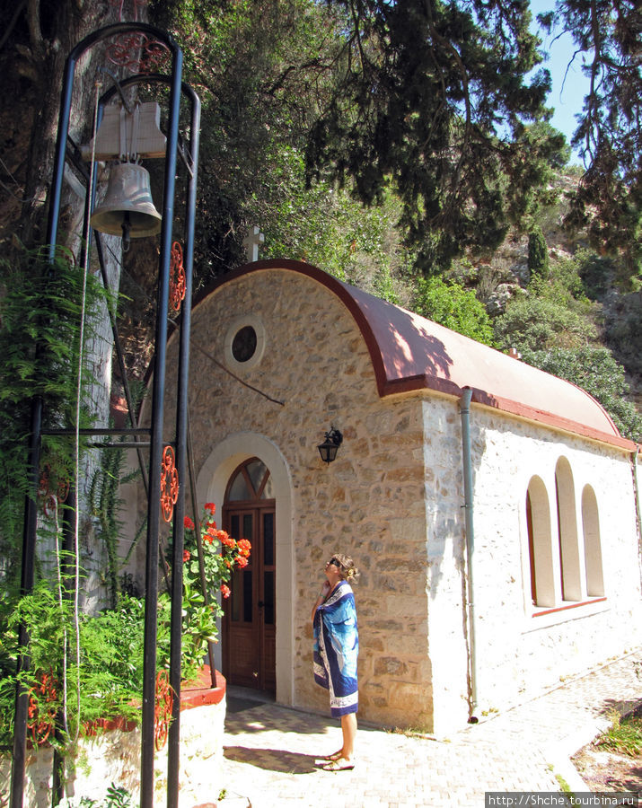 отреставрированная старая церковь Агия-Пелагея, Греция