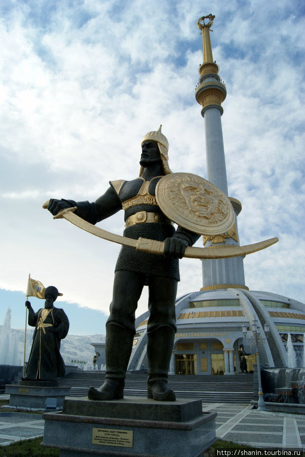 Эртогрул Гази (1188-1281) — один из основоположников Османской империи. Ашхабад, Туркмения