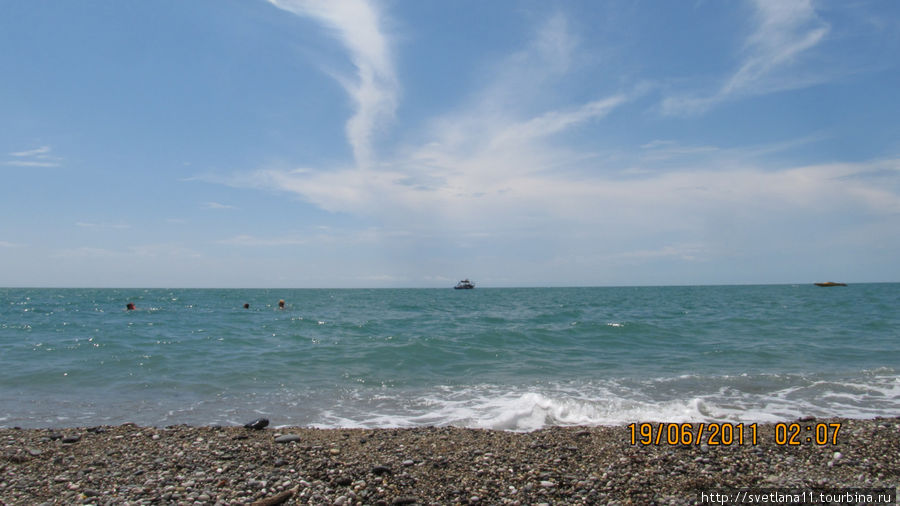 Такого моря нет больше нигде.... Гагра, Абхазия
