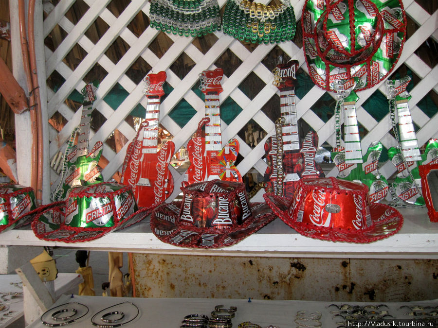Сувениры из пивных банок Варадеро, Куба