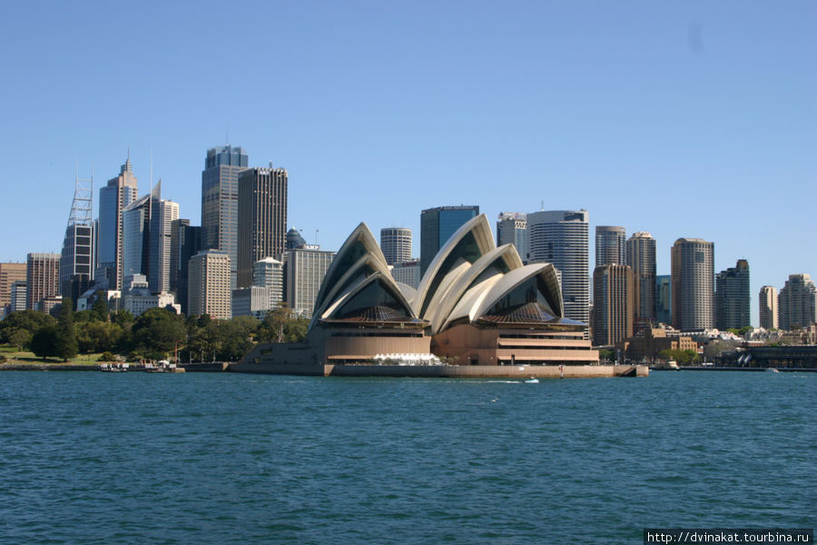 Вид на оперу Сидней, Австралия