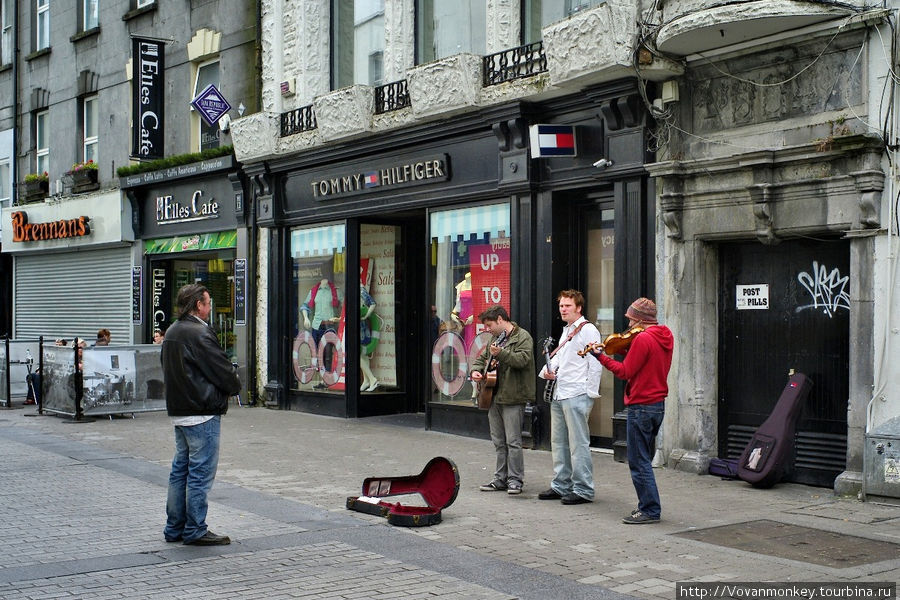 Уличные Музыканты Голуэй, Ирландия