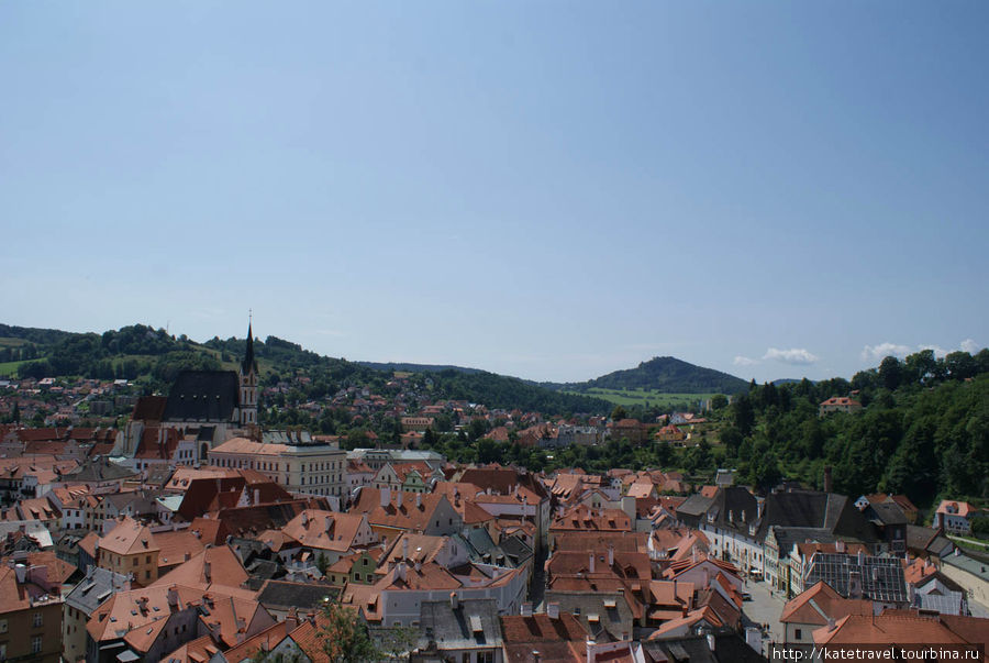 Чешский Крумлов: панорама
