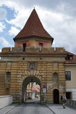 Будейовицкие ворота (внешняя сторона)