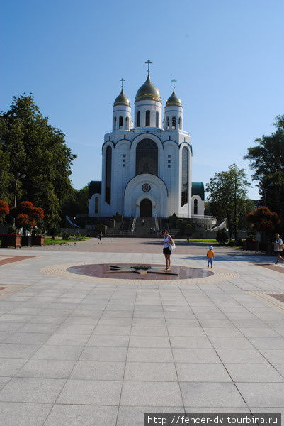 Уменьшенная копия храма Христа Спасителя Калининград, Россия