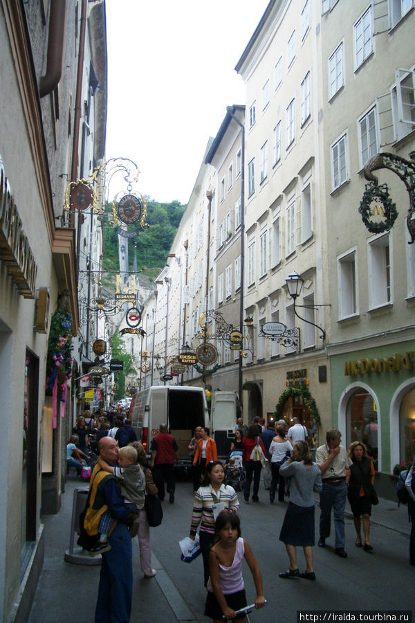 На Золотой улице Зальцбург, Австрия
