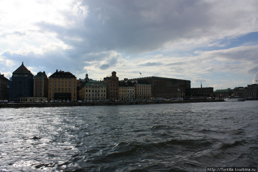 Стокгольм - взгляд на город с воды Стокгольм, Швеция