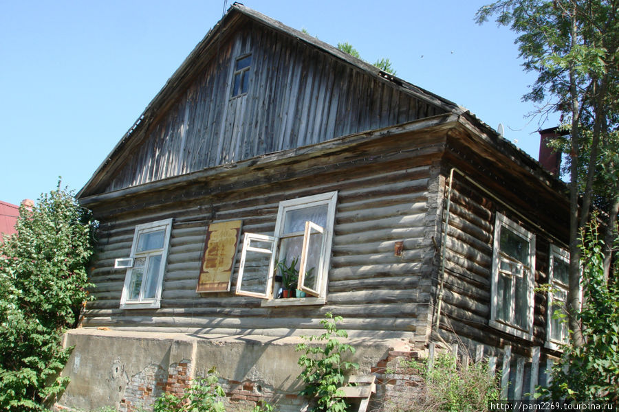 старый деревянный дом Таруса, Россия