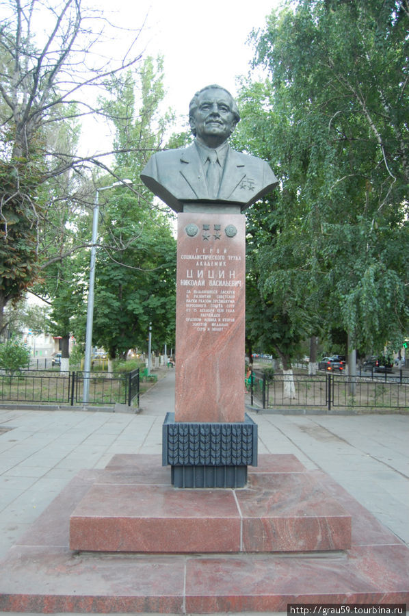 Памятник Н.В.Цицину Саратов, Россия