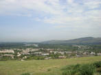Вид на Абакан с горы Любви.