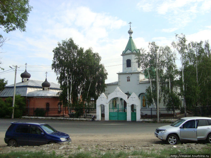 Старейшая в городе Никольская церковь. Абакан, Россия