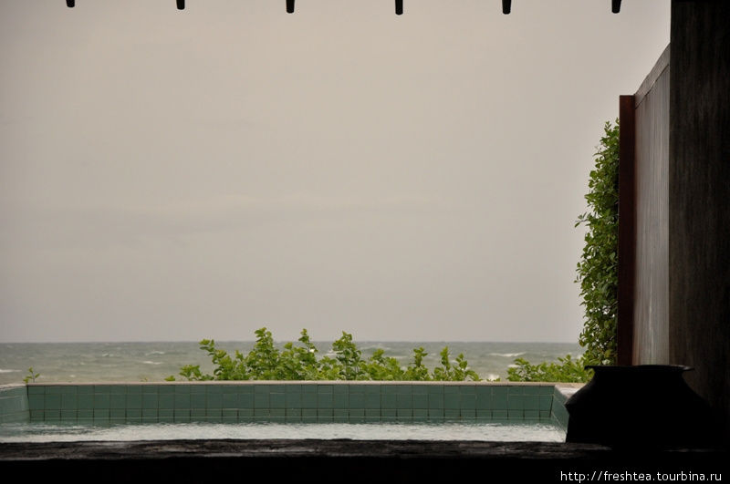 СПА-центр отеля выходит прямо к океану. Галле, Шри-Ланка