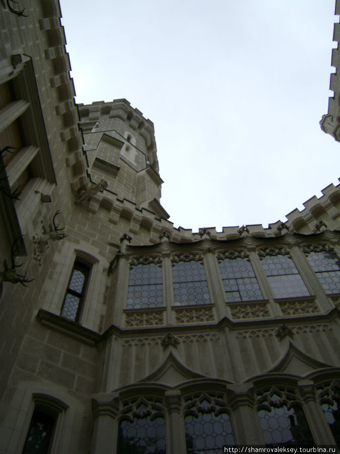 Замок в объективе фотоаппарата
