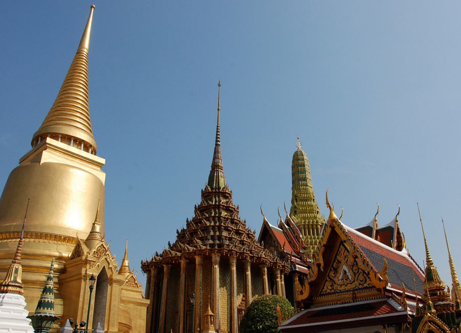 Священный символ Таиланда и прогулка по Большому дворцу Бангкок, Таиланд
