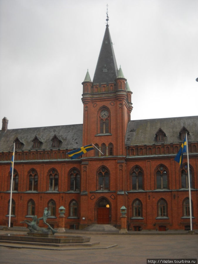 Фасад ратуши Ландскруна, Швеция