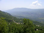 Вид на долину от монастыря Острог