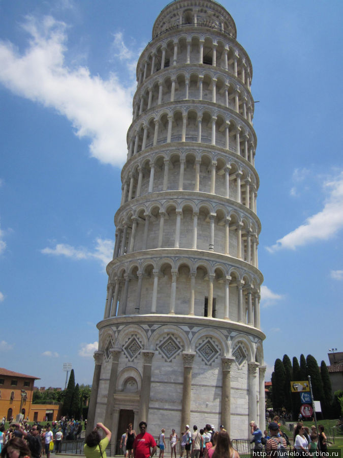 Падающая башня Пиза, Италия
