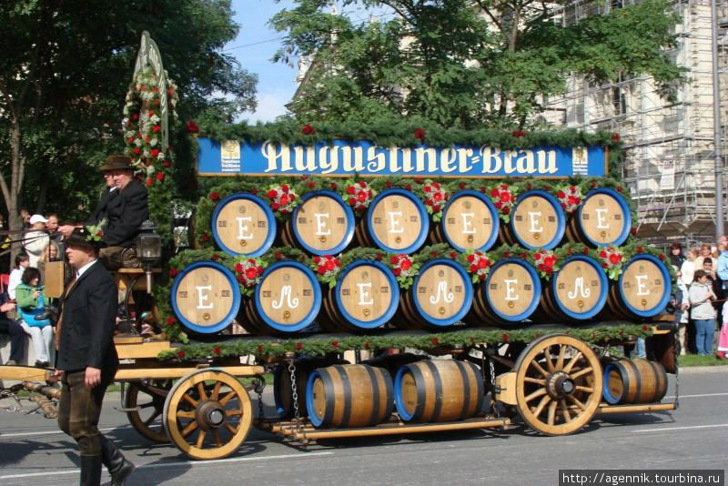 Пивоварня Августинцев такая же старая как Пауляна Мюнхен, Германия
