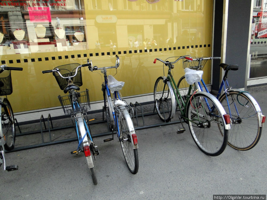 Но можно ездить и на велосипеде Градец-Кралове, Чехия