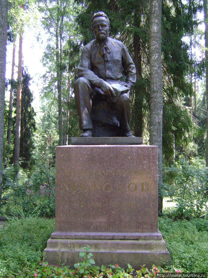 Памятник Н.А.Морозову установлен в парке на его могиле в 1954 году к 100-летию со дня рождения выдающегося учёного и революционера